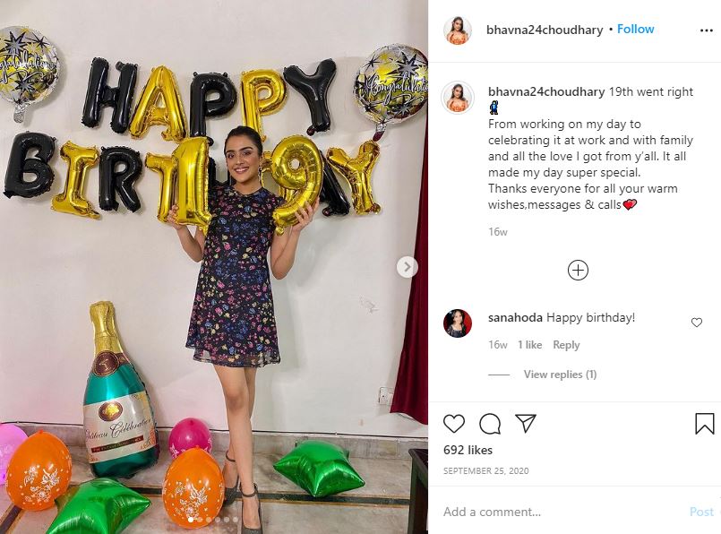 Bhavna Choudhary Wiki, Height, Age, Boyfriend, Net worth, Biography & More 4 Bhavna Choudhary celebrating her 19th birthday