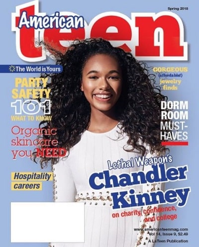 Chandler Kinney Wiki, Height, Age, Boyfriend, Family, Biography & More 10 Chandler Kinney on the cover of 'teen' magazine.