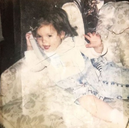 Childhood photo of Anna Monroe