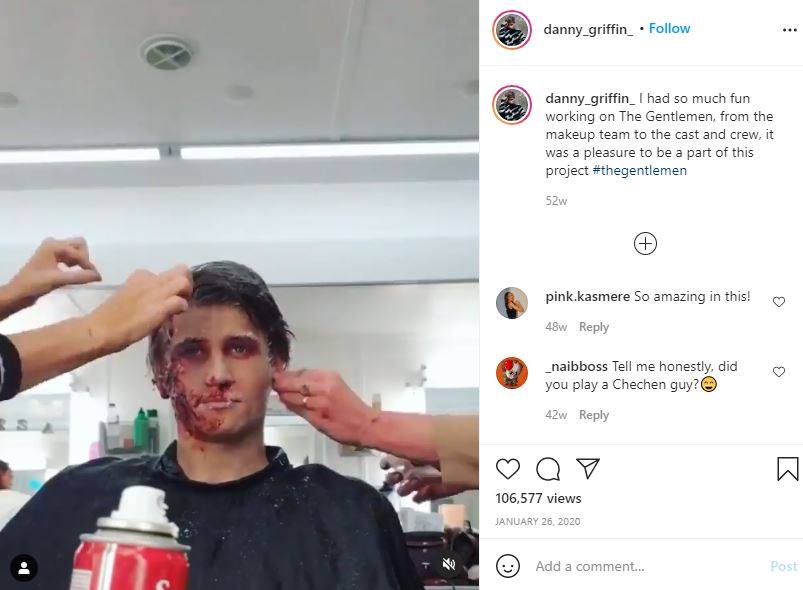 Danny Griffin (Actor) Height, Age, Girlfriend, Family, Net worth, Biography & More 8 Danny Griffin getting ready for the shoot of The Gentleman