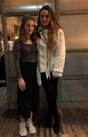 Florence Hunt Wiki, Height, Age, Net worth, Family, Biography & More 7 Florence Hunt with actress Katherine Langford