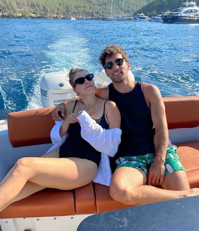Gamze Er&ccedil;el and her husband Caner Yıldırım