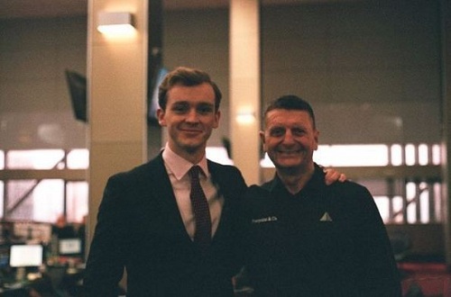 Harry Lawtey Wiki, Height, Age, Net worth, Girlfriend, Biography & More 15 Harry Lawtey and his Papa on the sets of 'Industry'