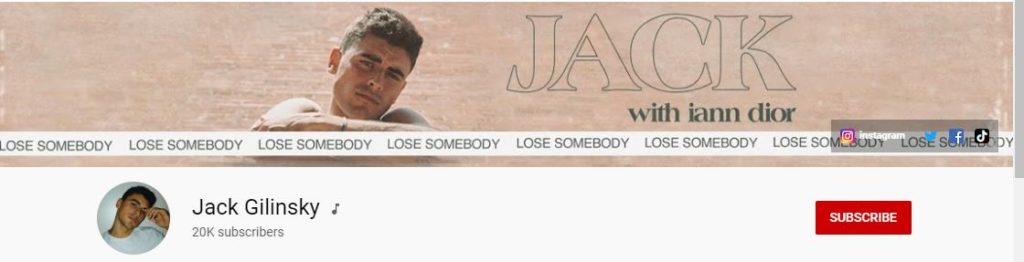 Jack Gilinsky Wiki, Height, Age, Girlfriend, Net worth, Biography, Family & More 8 Jack Gilinsky's collaborated channel with Iann Dior