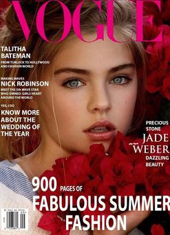 Jade Weber Wiki, Age, Height, Net worth, Boyfriend, Family, Biography & More 2 Jade Weber on the cover page of Vogue