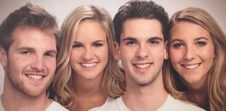 Jenna Bandy with her siblings Jace, Jett, and Gia Bandy