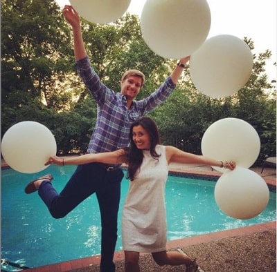 John Clifford and Katrina Lake in a fun mood