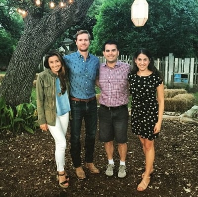 John Clifford with family and friends