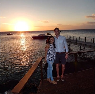John Clifford with his wife Katrina Lake making memories