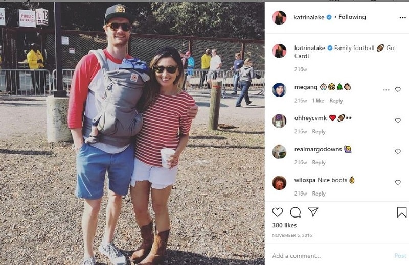 John Clifford with his wife Katrina Lake on a family trip.