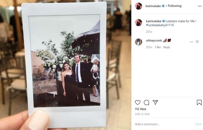 John Clifford's wife Katrina Lake shared their pic together