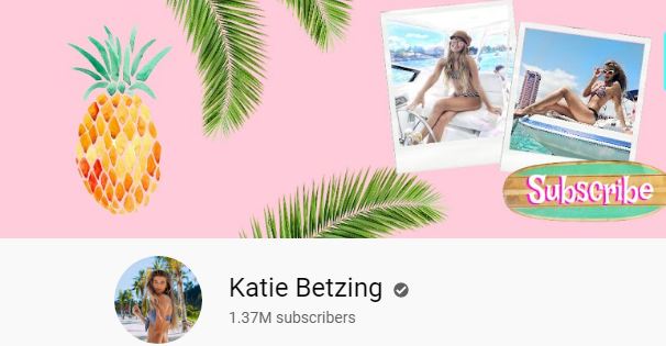 Katie Betzing: Age, Height, Boyfriend, Net worth, Biography & More 11 Katie Betzing's Youtube Channel