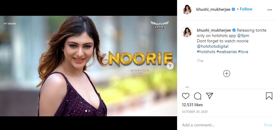Khushi Mukherjee Wiki, Age, Height, Boyfriend, Caste, Biography & More 15 Khushi Mukherjee in HotShots web series Noorie