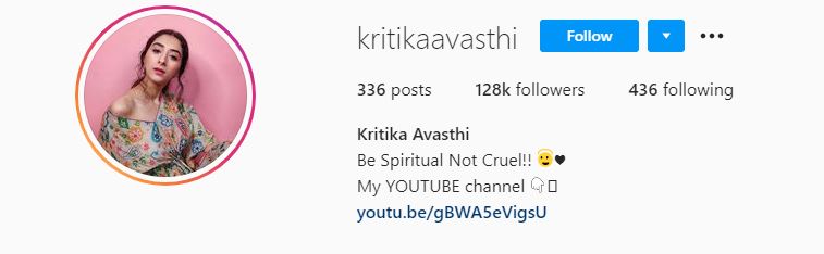 Kritika Avasthi Wiki, Height, Age, Husband, Net worth, Biography & More 11 Kritika's favourite qoute