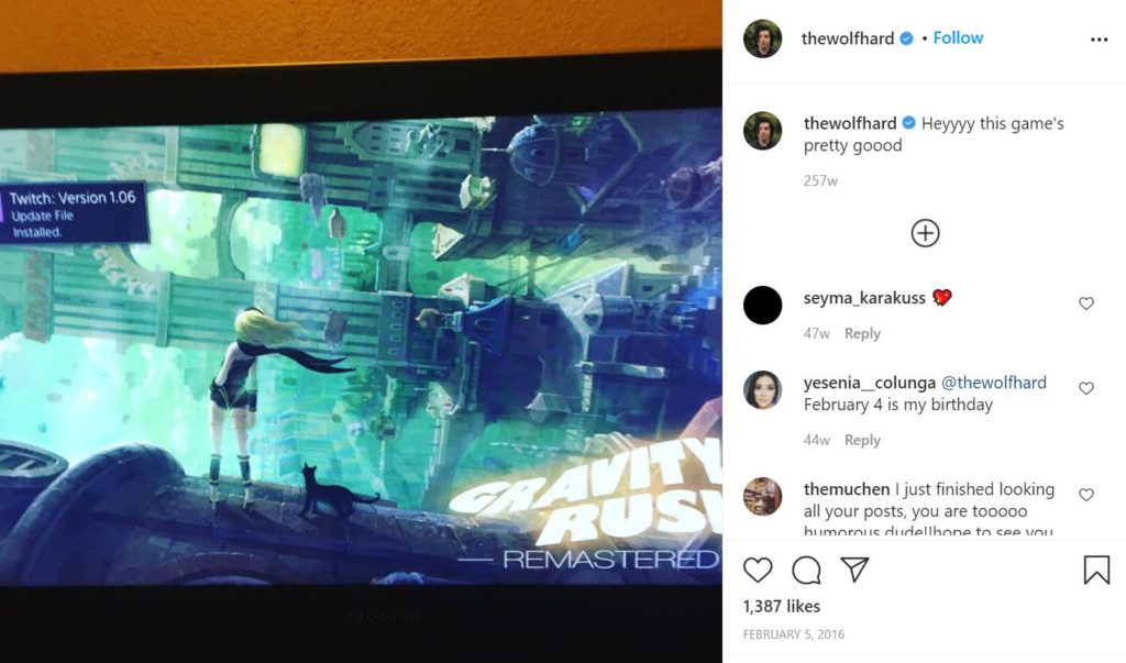 Nick Wolfhard Instagram debut post