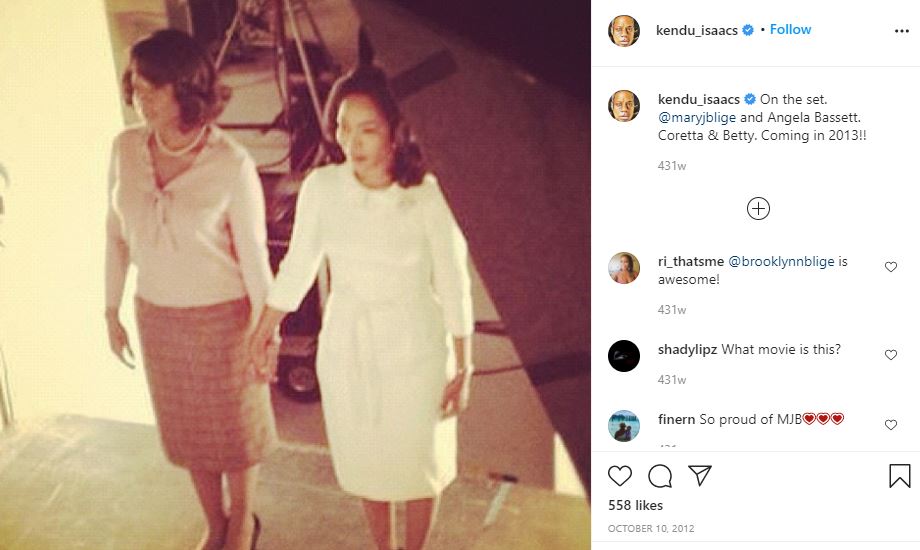 On the sets of Betty and Coretta