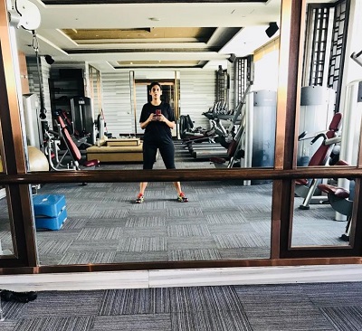 Palki Sharma Upadhyay at gym