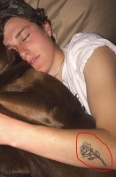 Ryland Storms's tattoo