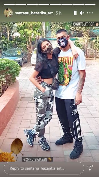 Santanu Hazarika (Shruti Hassan's Boyfriend) Wiki, Age, Height, Net worth, Biography & More 9 Santanu Hazarika_s IG story