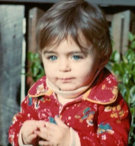Shally Zomorodi as a baby