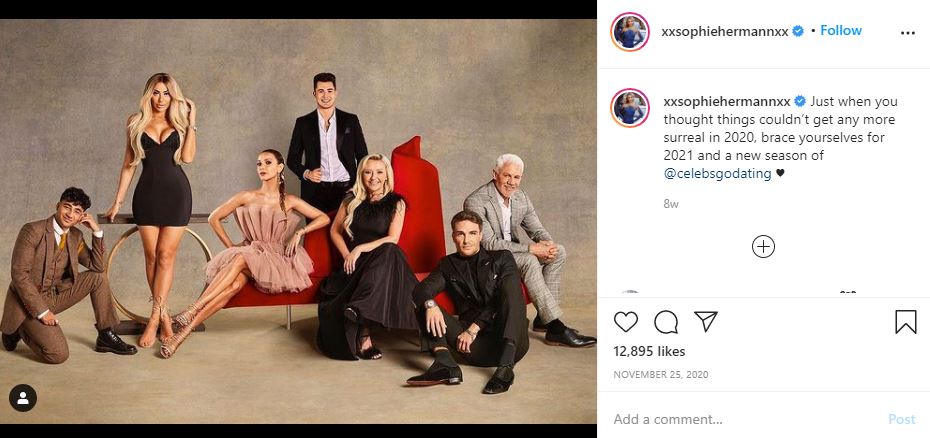 Sophie Hermann in the new season of Celebs Go Dating 2021