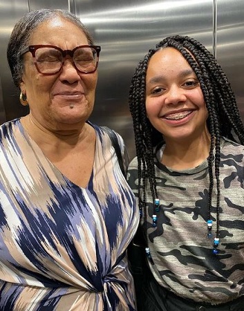 Tiana Wilson: Wiki, Height, Age, Net worth, Boyfriend, Biography & More 3 Tiana Wilson with her grandmother
