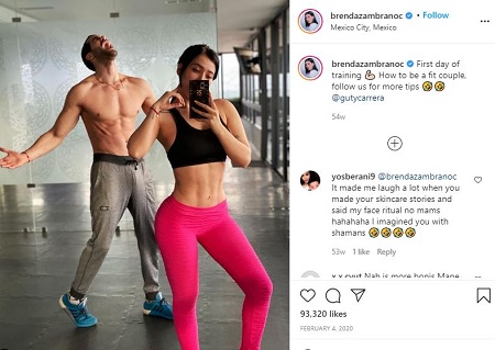 Brenda Zambrano: Wiki, Height, Age, Boyfriend, Net worth, Biography & More 25 Brenda Zambrano and Guty Carrera train to be a fit couple