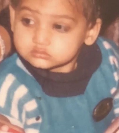 Dimpal Bhal Wiki, Height, Age, Boyfriend, Family, Caste, Biography & More 3 Childhood photo of Dimpal Bhal