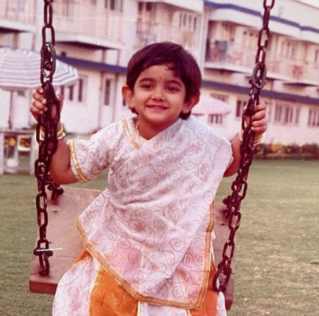 Trina Saha Wiki, Age, Husband, Height, Net worth, Family, Biography & More 3 Childhood photo of Trina Saha