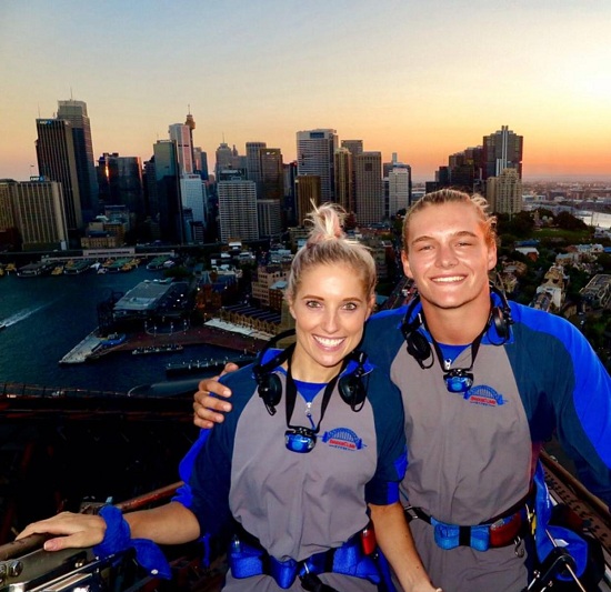 Chloe-Amanda Bailey: Wiki, Age, Husband, Height, Net worth, Biography & More 8 Chloe-Amanda Bailey and Jack Battleday at the Sydney Harbour Bridge