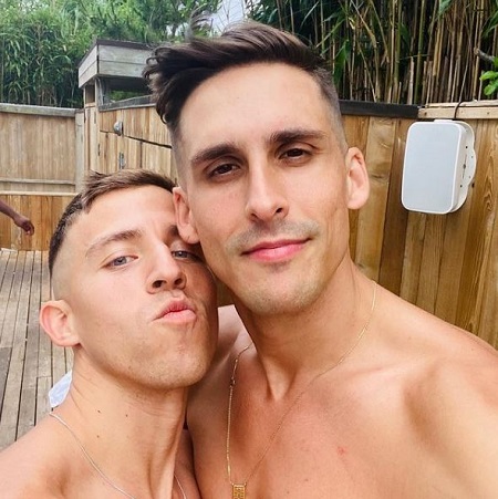 Cody Rigsby with his boyfriend Andrés Alfaro
