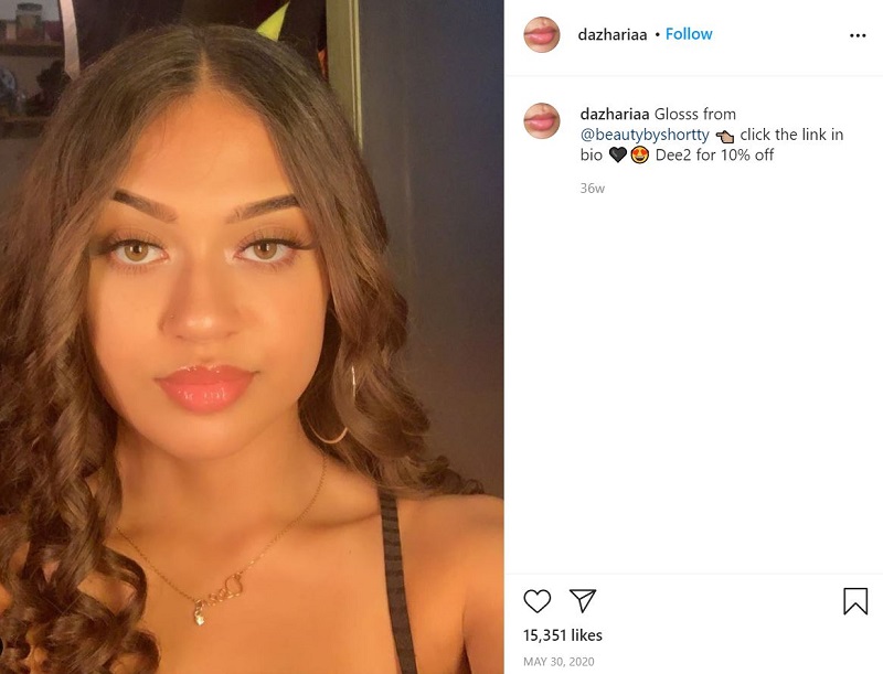 Dazhariaa Shaffer (Bxbygirlldee TikTok) Wiki, Age, Boyfriend, Death, Family, Biography & More 10 Dazhariaa Shaffer Instagram debut post