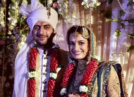 Vaibhav Rekhi (Dia Mirza's Husband) Wiki, Age, Net worth, Family, Biography & More 8 Dia Mirza with her first husband Sahil Sangha