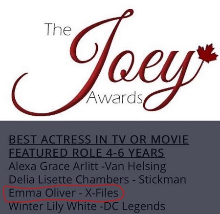 Emma Oliver Wiki, Height, Age, Family, Movies, Biography & More 20 Emma Oliver nominated for The Jooey Awards
