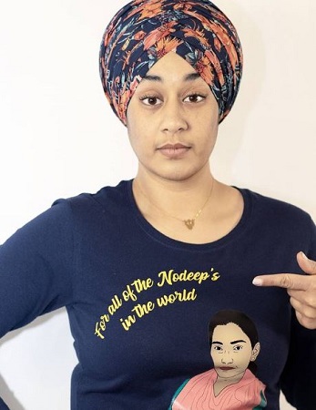 Nodeep Kaur (Activist) Wiki, Age, Family, Case, Caste, Biography, Education & More 7 Fans have created t-shirts to support Nodeep Kaur