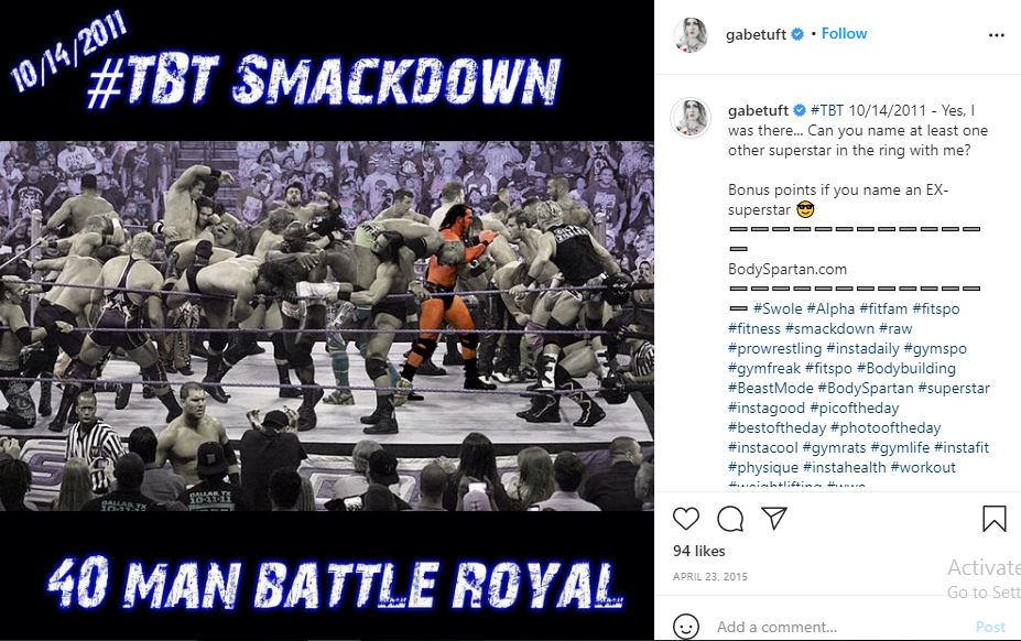 Gabbi Tuft Height, Age, Wife, Net worth, Gender, Family, Biography & More 17 Gabbi Tuft in Smack Down 40 Men Battle Royal