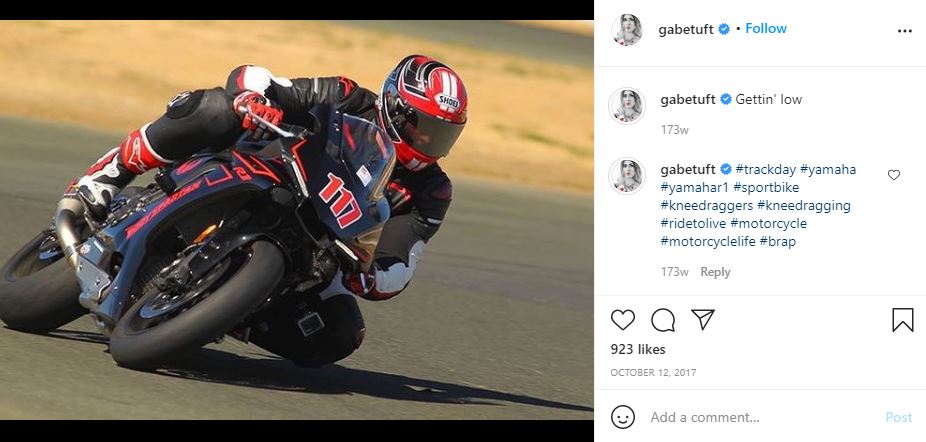 Gabbi Tuft Height, Age, Wife, Net worth, Gender, Family, Biography & More 18 Gabbi Tuft is also a professional racer