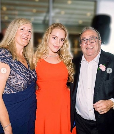 Grace Kinstler with her mom Sherry Kinstler and dad Mitch Kinstler