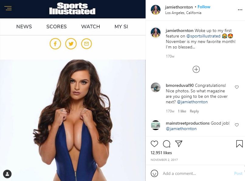 Jamie Leigh Thornton: Wiki, Age, Height, Husband, Net worth, Biography & More 10 Jamie Leigh Thornton's first article on Sports Illustrated