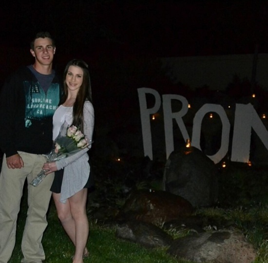 Jessica Bartlett went to prom with Jon Katches