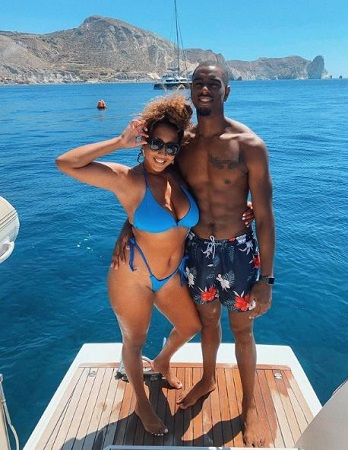 Jordan Duvigneau with his girlfriend Yharnna Dior Joseph