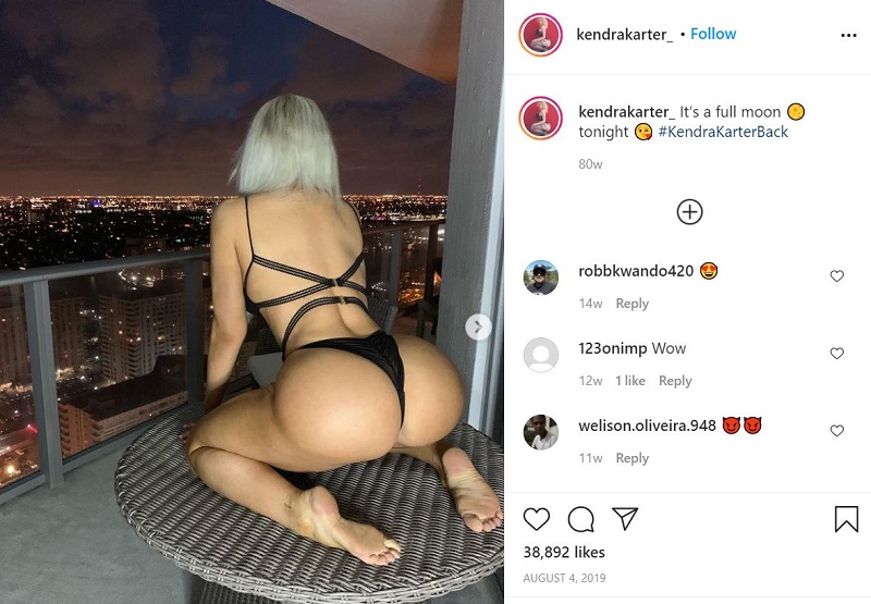 Kendra Karter Wiki, Height, Age, Boyfriend, Net worth, Biography & More 7 Kendra Karter Instagram debut post