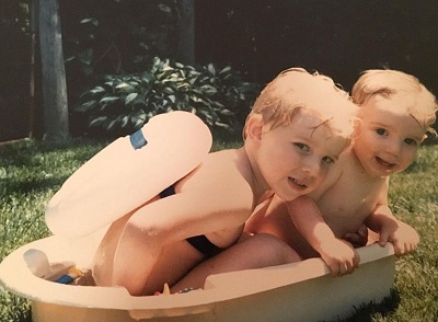Kyle Cooke: Age, Height, Girlfriend, Net worth, Family, Biography & More 6 Kyle Cooke old picture with his younger brother Cory Cookes