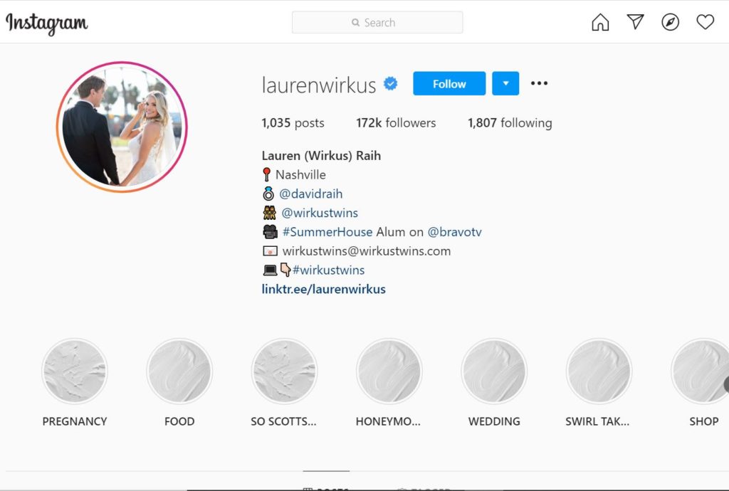 Lauren Wirkus: Age, Height, Husband, Net worth, Family, Biography & More 18 Lauren Wirkus Instagram account