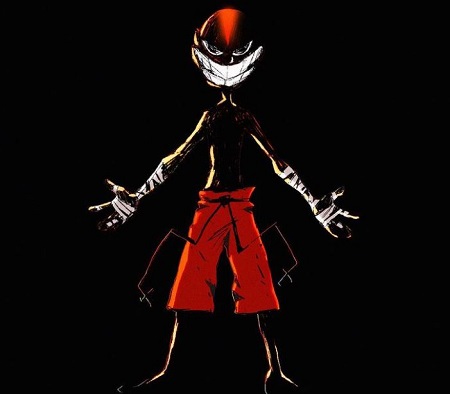 Lil Darkie masquerades as an animated character.