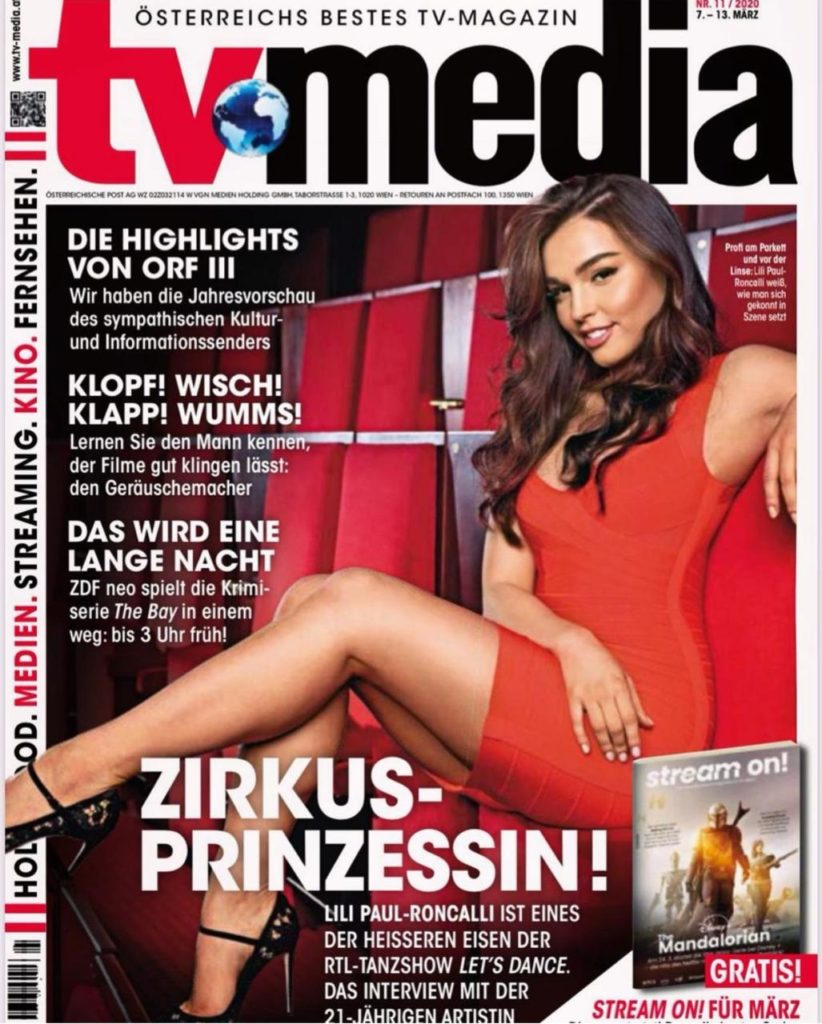 Lili Paul Roncalli Wiki, Height, Age, Boyfriend, Net worth, Biography & More 16 Lili Paul Roncalli on the cover of 'tvmedia' magazine