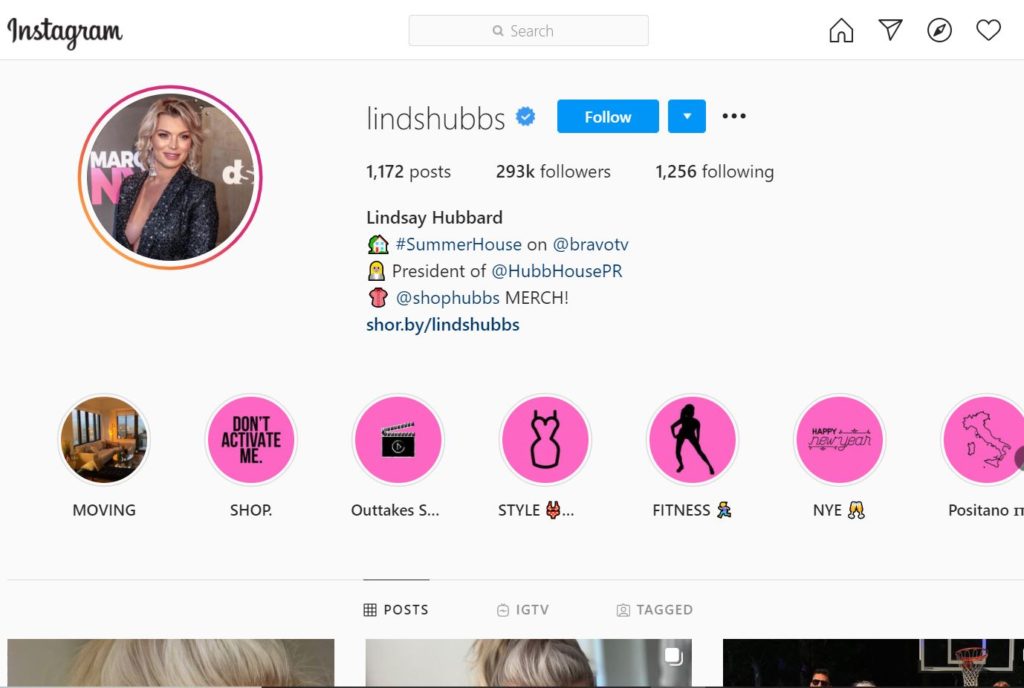 Lindsay Hubbard: Age, Height, Boyfriend, Net worth, Family, Biography & More 13 Lindsay Hubbard Instagram account