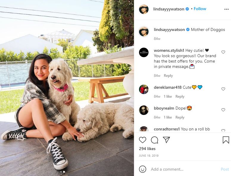Lindsay Watson Age, Height, Boyfriend, Net worth, Family, Biography & More 13 Lindsay Watson and her pet dogs