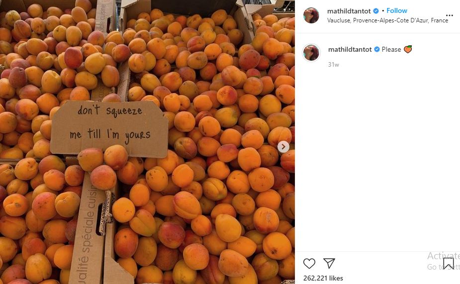 Mathilde Tantot favorite fruit