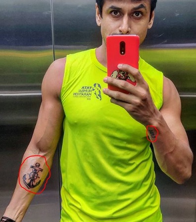 Nupur Shikhare's tattoos